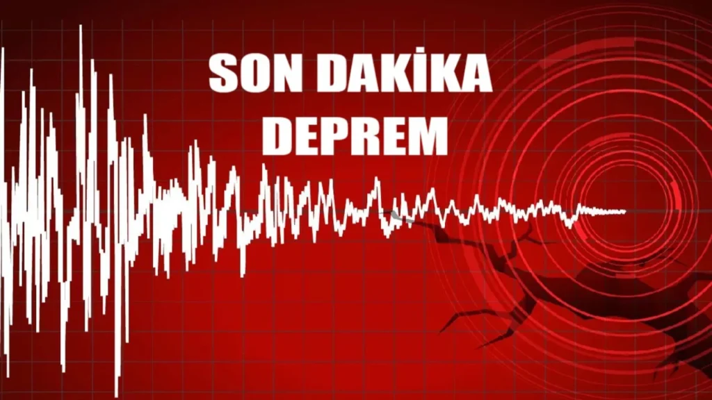 AFAD duyurdu Korkutan Deprem