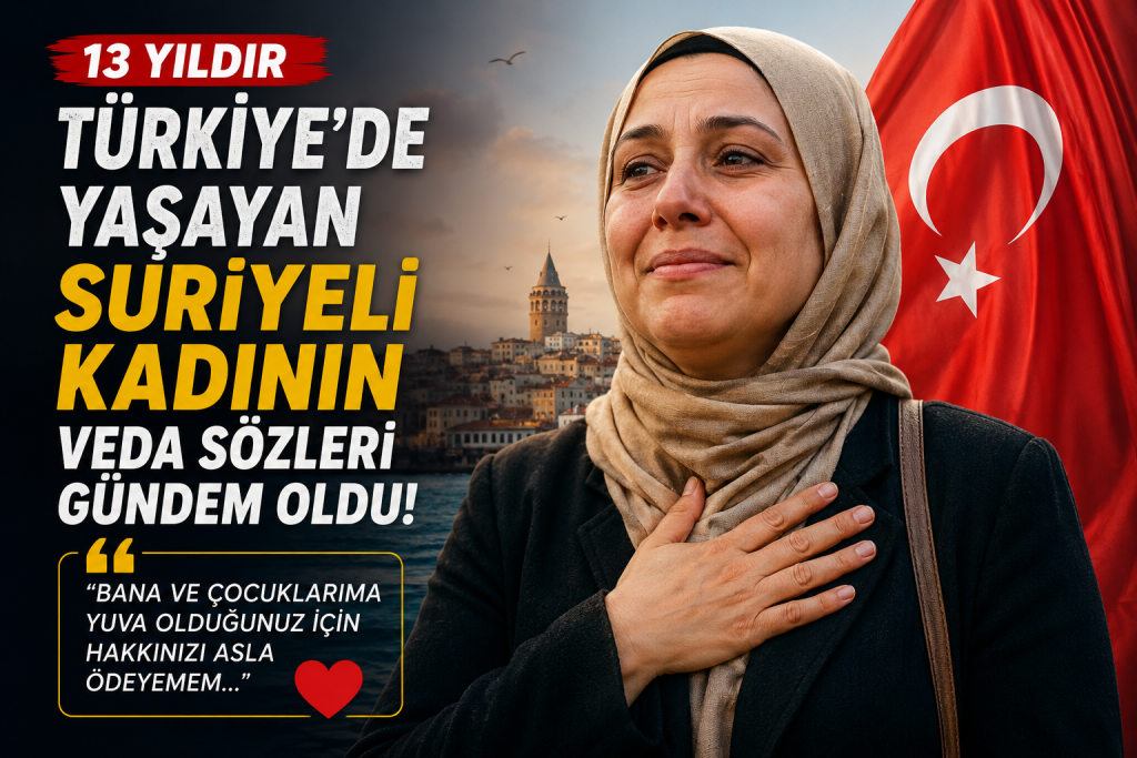 13 Yıldır Türkiye’de Yaşayan Suriyeli Kadının Veda Sözleri Gündem Oldu
