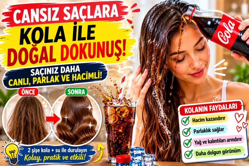 Saçını Kola ile Yıkayanlar Sonuca İnanamadı!