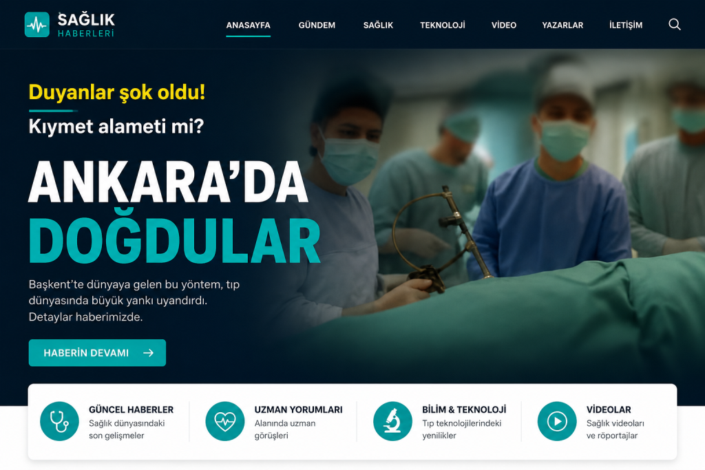 Ankara’da 200 Binde Bir Görülen Yapışık İkiz Doğumu: Tek Karaciğerle Dünyaya Geldiler