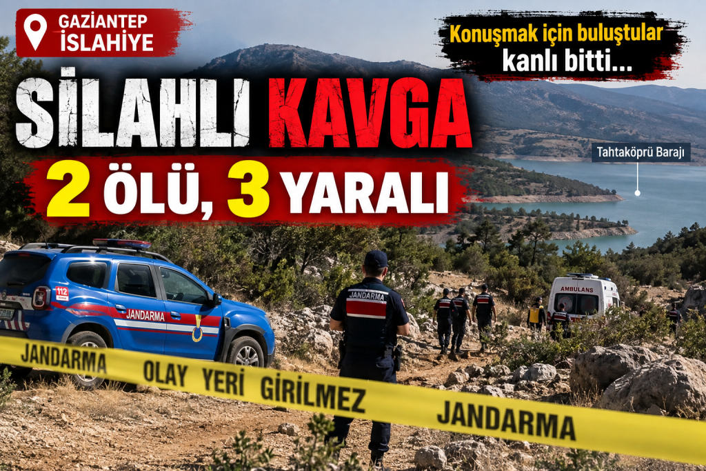 İslahiye’de husumetli iki grup arasında silahlı kavga: 2 ölü, 3 yaralı